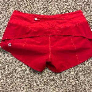 lululemon speed up low-rise lined short 2.5”